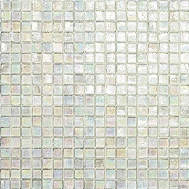5/8" x 5/8" Glimmer Glass Mosaic, Light