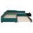 Upholstered Double Daybed With Trundle And Drawer-1937354440