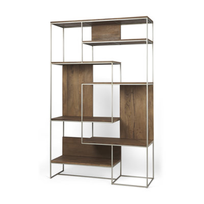 Bibliothèque en métal H 75,5 "x l 47,25" Pawnee