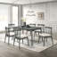 Ensemble de 2 chaises de salle à manger rustique moderne de style campagnard au design rétro facile à assembler-2102638062