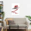 Whimsical Spring Robin 1 Piece Wrapped Canvas Wall Art-2102371198