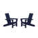 Ratcliff All-Weather HDPE Adirondack Chair Set of 2