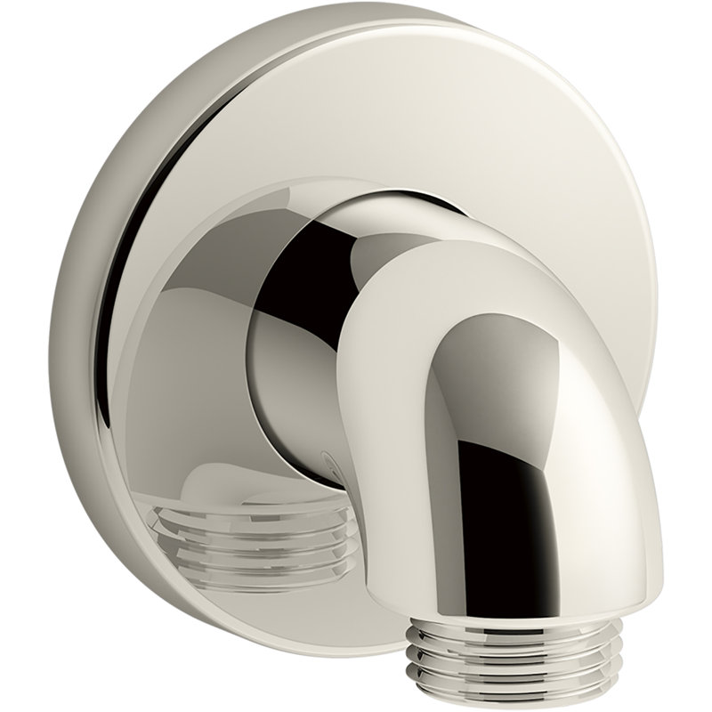 Purist Stillness Wall-Mount Supply Elbow, Vibrant Polished Nickel