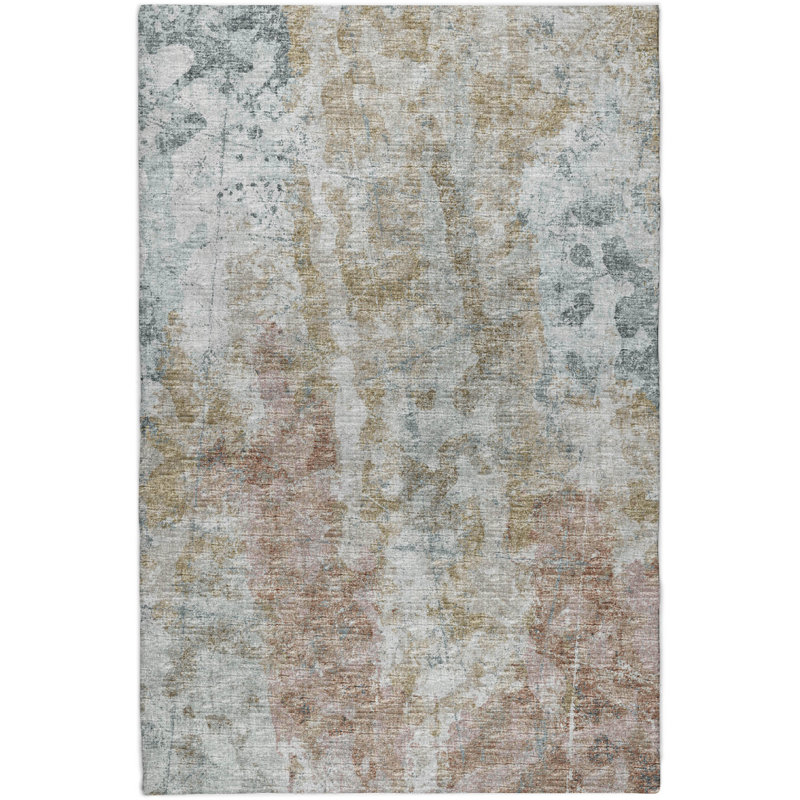 Premium Machine Washable Dream Shag ADS68 Soft Abstract Rug, Multi, 9' x 12'