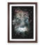 Colourful Bull Cow - Framed Print-56742480-56742481