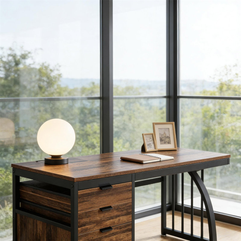 Bureau extensif, bureau d'ordinateur, bureau d'écriture élégant