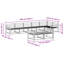 408cm Wide Patio Sectional Set