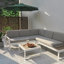 Lindi Metal 6 - Person Seating Group with Cushions