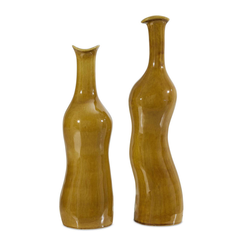 Vases d'intérieur/extérieur Sienna Flow, lot de 2