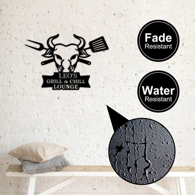Plaque personnalisée «Candess Barbecue»