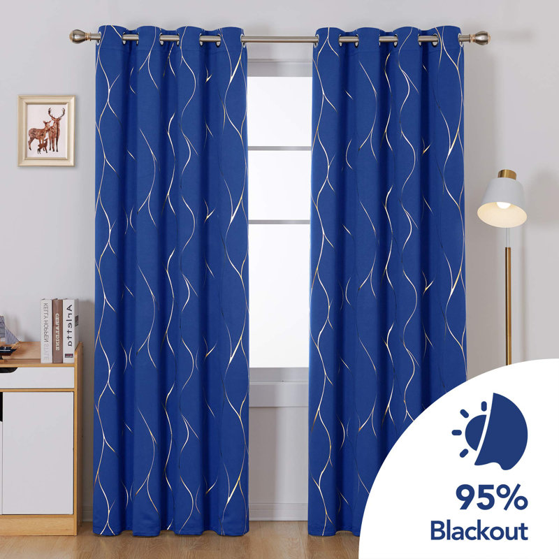 Claas Blackout Curtain Pair, 55cm Width x 240cm Drop