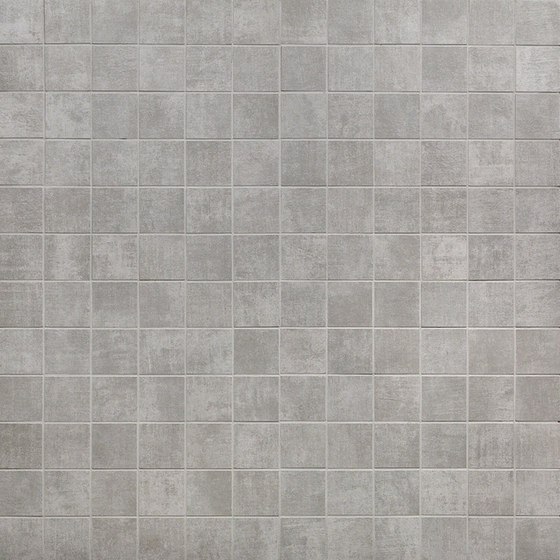 Carreau de mosaïque en porcelaine 2 po x 2 po Essential, Gris