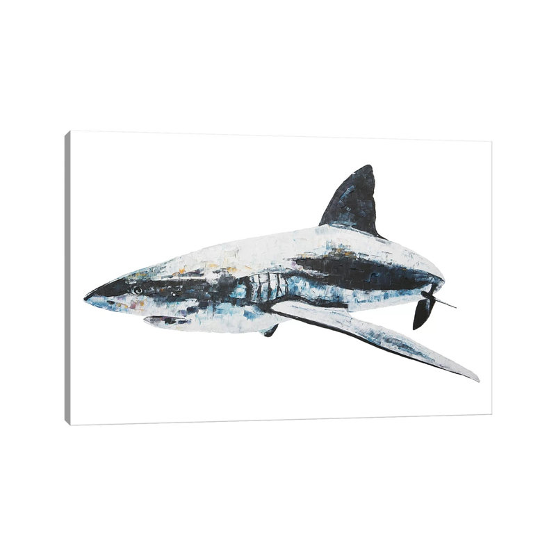 Bruce by Becksy - Wrapped Canvas Print, 20.32 cm H x 30.48 cm W