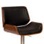 Swivel Upholstered Adjustable Height Counter Stool-18681426