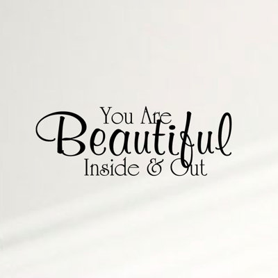 Text & Numbers Non-Wall Damaging Wall Decal