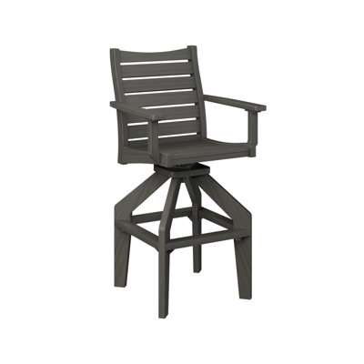Très grand fauteuil pivotant gris Berlin Coastal Berlin Gardens