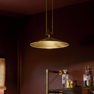 Tenon 20" 1-Light LED Pendant in Black
