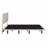 Velvet Floating Bed Frame With LED Lights-2097604071-2097604074