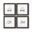 «Bring My Cat», ensemble de 4 impressions sur toile encadrées-687191858-687191851