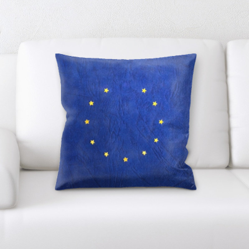 Microsuede Reversible Throw Pillow