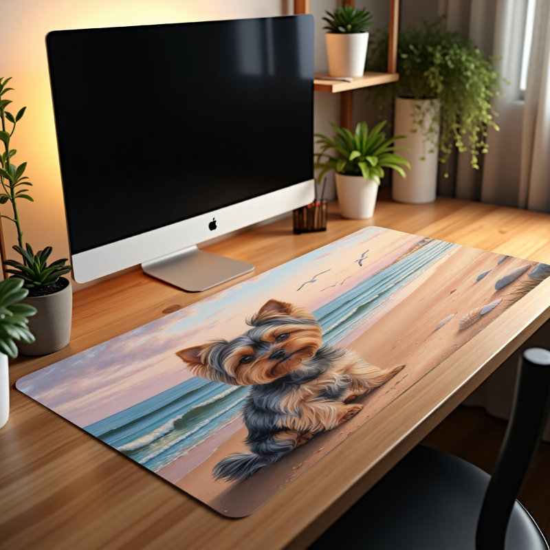 Polyester Desk Pad, 14.4x12.1