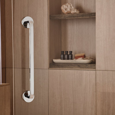 Bar à serviettes vertical 16,2 po pour porte de douche en verre Vector