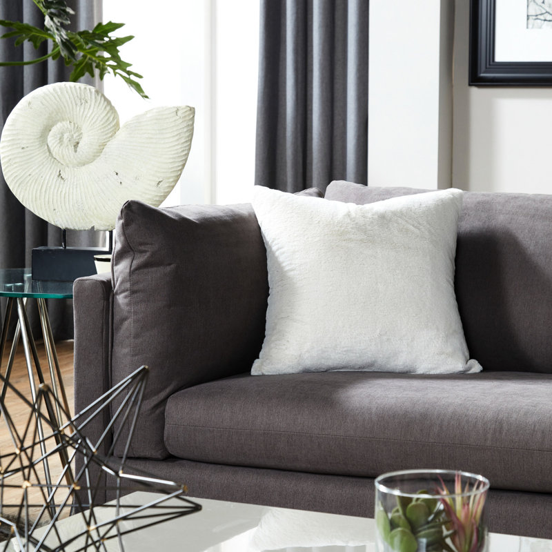 3 coussins gris moelleux avec dossier et mousse pour le confort et les coussins de siège mi-ferme
