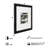 Kiera Grace Mirabelle Matted Classic Langford Picture Frame, 14" x 14" Large Picture Frame, Wood Frame for Wall Hanging, Durable Frame for Photo Display, Black