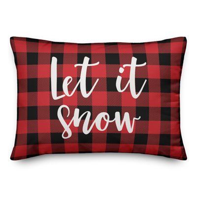  Coussin Let Let Snow in Buffalo