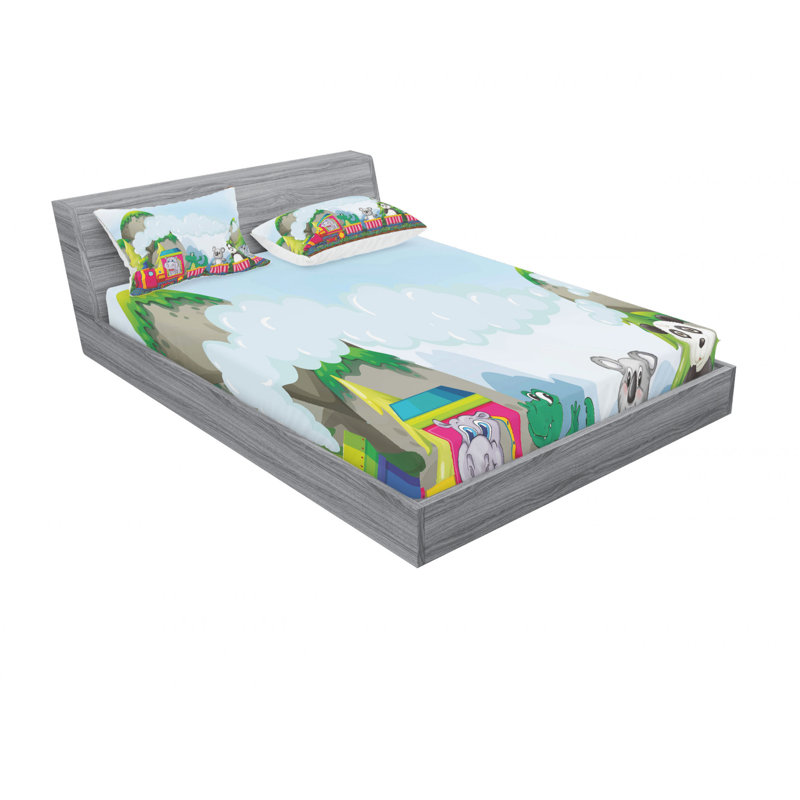 Microfiber Sheet Set, Full/Double Sheet Set with Fitted Sheet