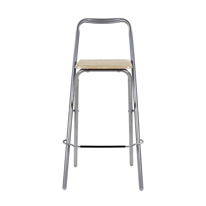 Kymani Counter Stool with Metal Frame, Natural
