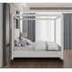 Upholstered Canopy Bed