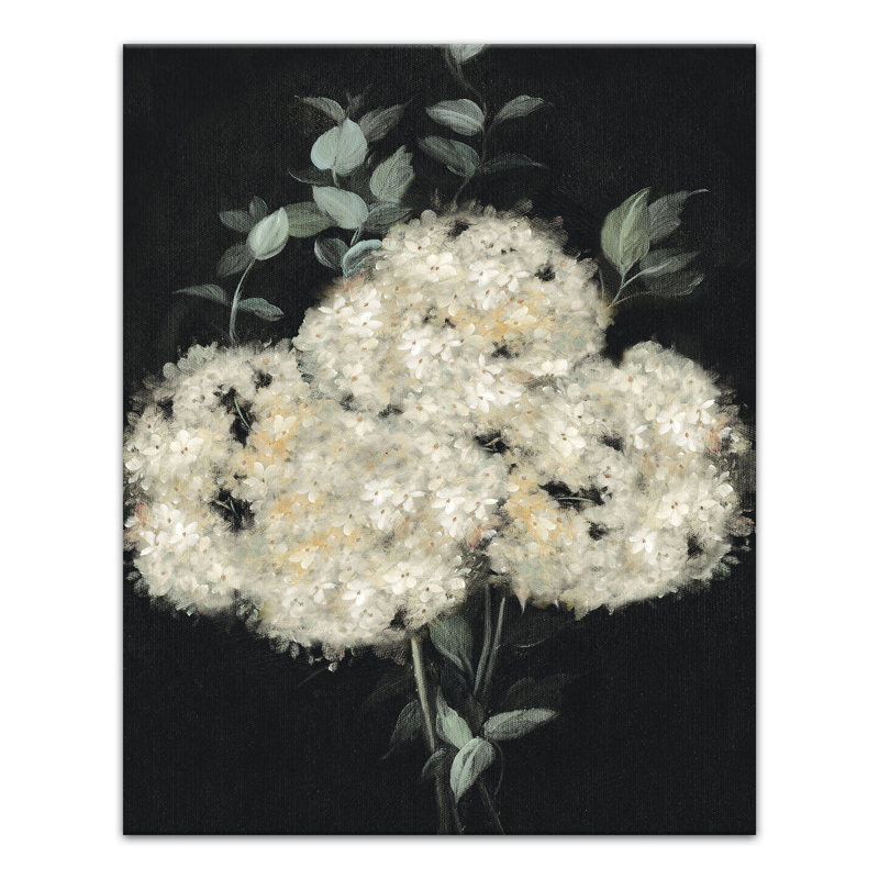 " Moody Hydrangeas ", 20" H x 16" W x 1.25" D