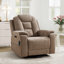 Fauteuil inclinable électrique en chenille de 38,98 po de largeur avec massage à 8 points et ports USB / Type-C de chaleur lombaire et deux porte-gobelets cachés-522180774