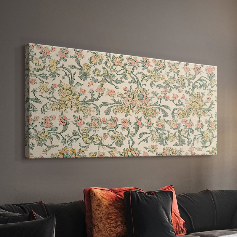 Série abstraite - XLVII - Toile tendue avec châssis - Prêt à accrocher, H 16 po x l 32 po