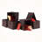 6 pieces of foldable fabric baskets in beige by Ikard-55544306-55544301