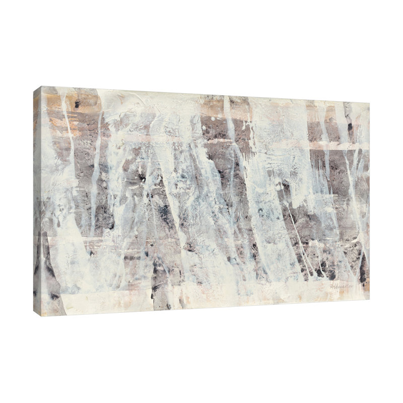 «White Out», toile tendue par Albena Hristova, H 32 po x l 48 po x P 1,5 po