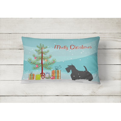 Scottish Terrier Indoor/Outdoor Lumbar Pillow