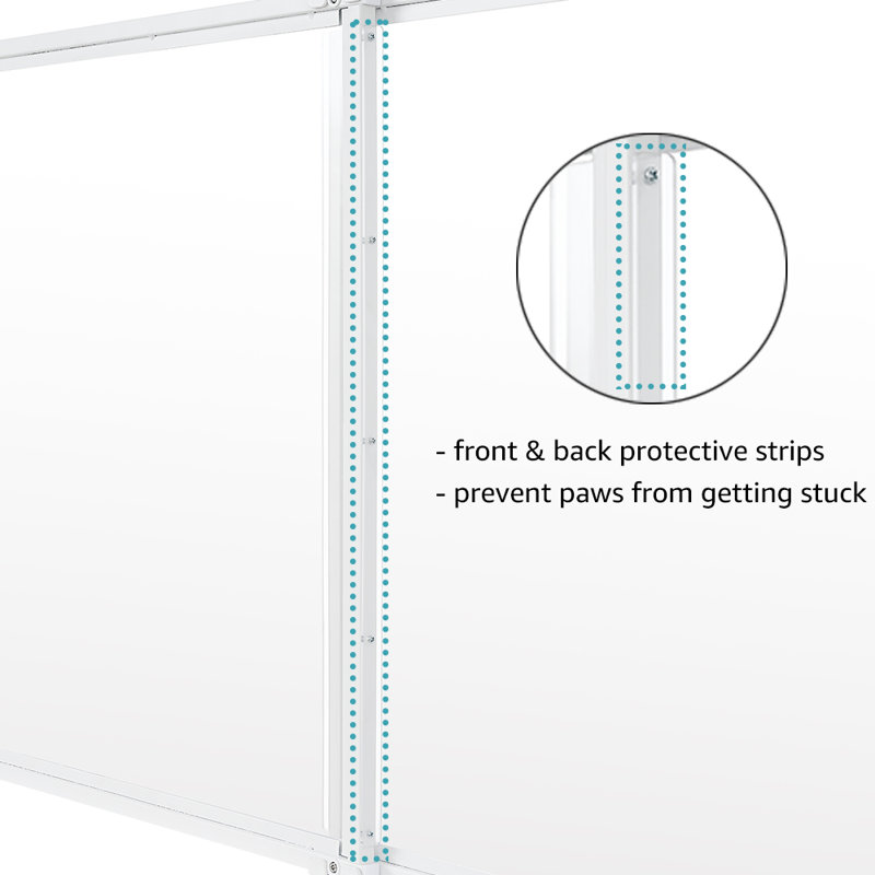 Polycarbonate (PC) Pressure Mounted Pet Gate