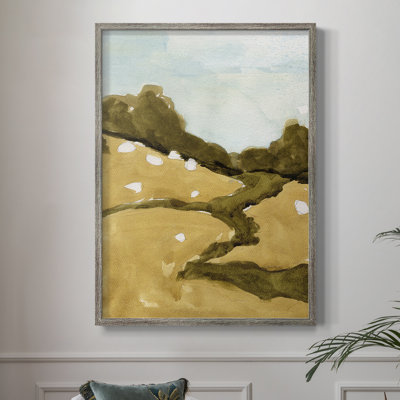 Reproduction encadrée Scattered Sheep II - bois massif