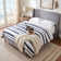 Melaya Wingback Upholstered Platform Bed Frame