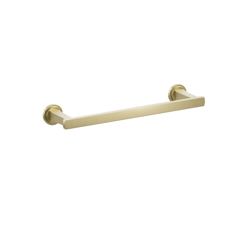 Porte-serviettes Emtek, H 1,75 po x L 13,375 po x P 3,125 po, Laiton satiné