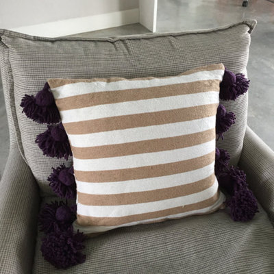 Tassels Cotton Pillow Cover