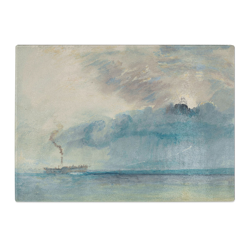 A Paddle Steamer by Joseph Mallord William Turner Chopping Board, 0.4cm H x 20cm W x 29cm L