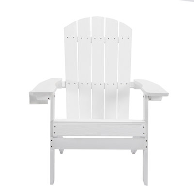 Tranquilo Depot Plastic Folding Adirondack Chair
