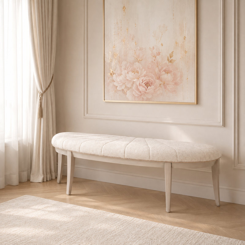Fantosini Bed Bench - Silver Mist