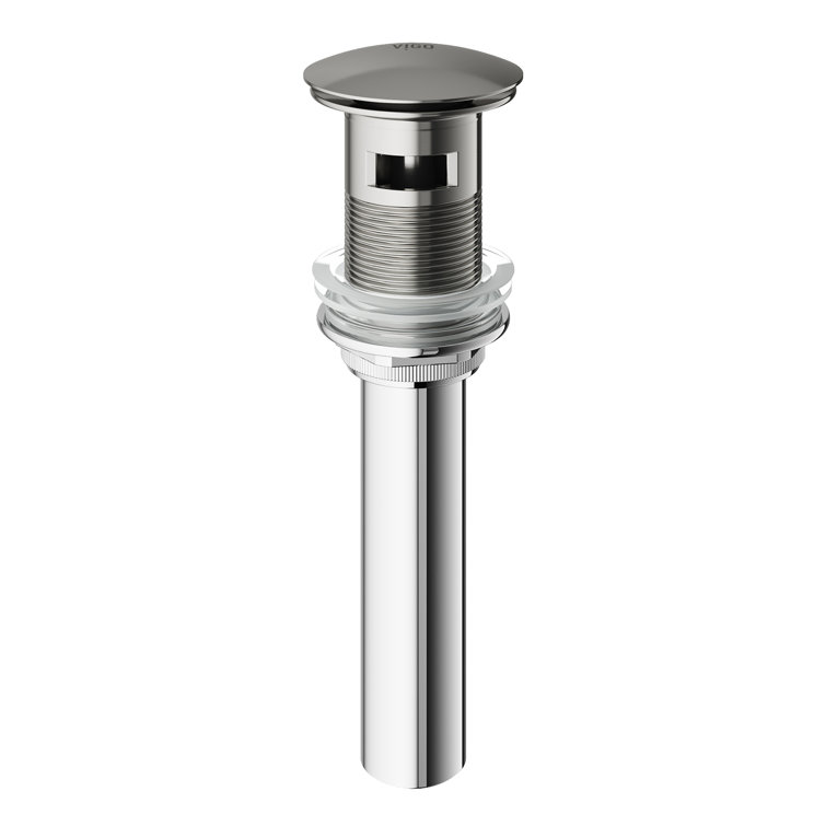 VIGO VG16002BN Bathroom Sink Pop-Up Drain With Overflow