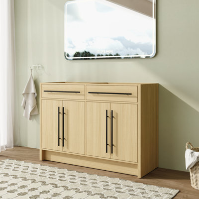 48'' Double Bathroom Vanity Base Only