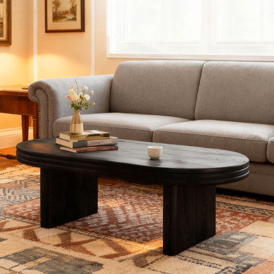 Table basse cannelée Mid Mid Modern