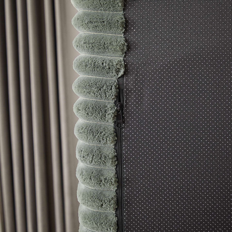 Méridienne, canapé-lit moderne moelleux, canapé confortable, Vert d’armée